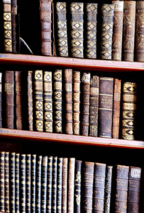 books in bookcase